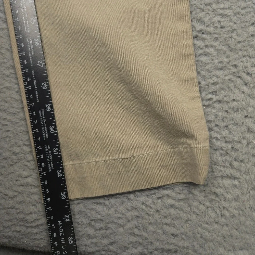 Polo Ralph Lauren Stretch Straight Fit‎ Khaki Chino Pants 36x33 Cotton